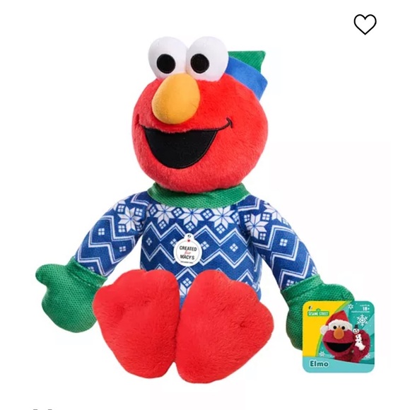 NWT SESAME STREET Holiday Elmo 15\